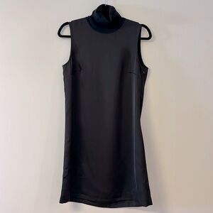 NWT Club Monaco sleeveless high neck black dress